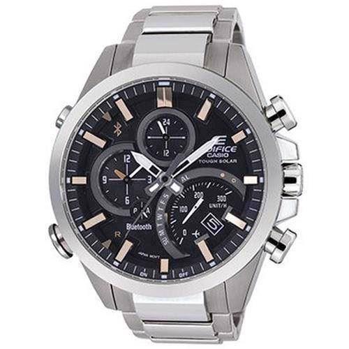 Image of Casio Edifice mat rustfri stål quartz med Bluetooth (5419) Herre ur, model EQB-500D1A2ER